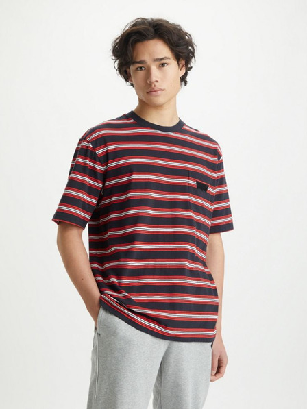 Levi's® Čierna pánska košeľa Levi's® Stay Loose Graphic PKT T Stripe