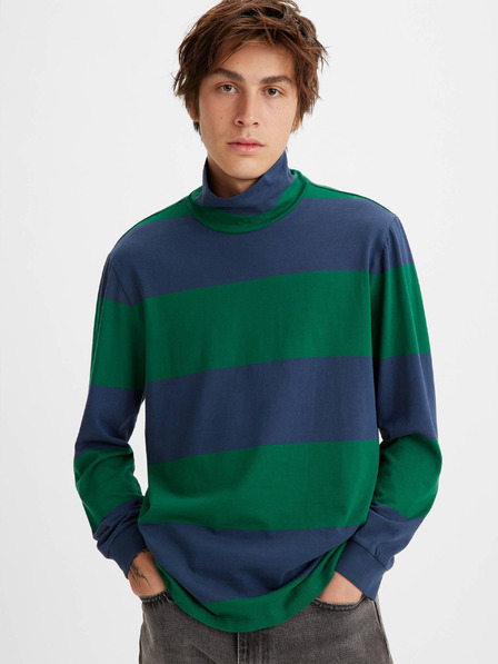 Levi's® Modrozelená pánska košeľa Levi's® LS Turtleneck Tee Alpha Naval