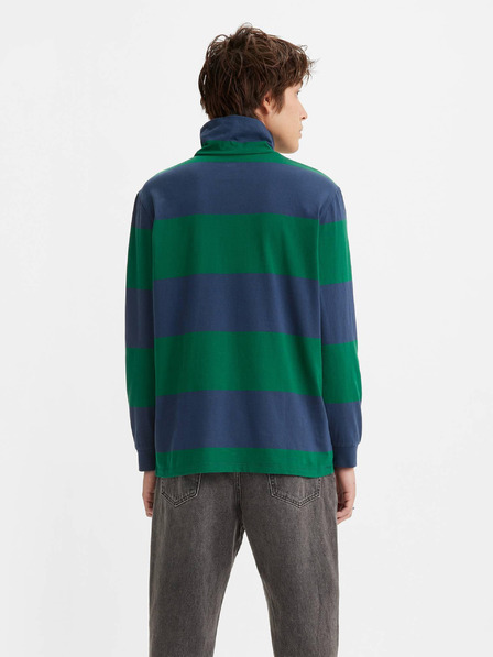 Levi's® Modrozelená pánska košeľa Levi's® LS Turtleneck Tee Alpha Naval