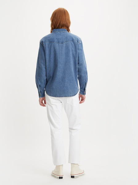 Levi's® Modrá pánska džínsová košeľa Levi's® Western