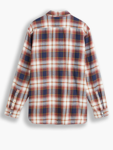 Levi's® Bielo-modrá kockovaná košeľa Levi's® Jackson Worker unisex