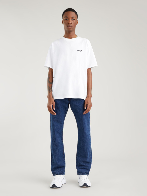 Levi's® Modré pánske džínsy Levi's® 501 rovného strihu