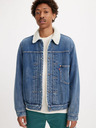 Levi's® Modrá pánska džínsová bunda Levi's® Type 1 Sherpa Trucker Fall Bre