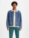 Levi's® Modrá pánska džínsová bunda Levi's® Type 1 Sherpa Trucker Fall Bre