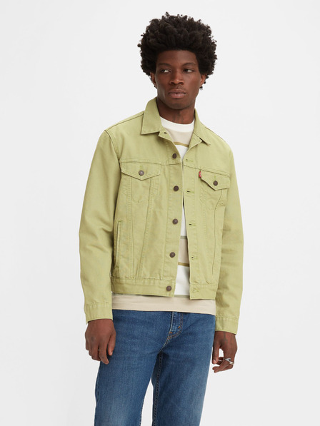 Levi's® Svetlozelená pánska džínsová bunda Levi's® Trucker