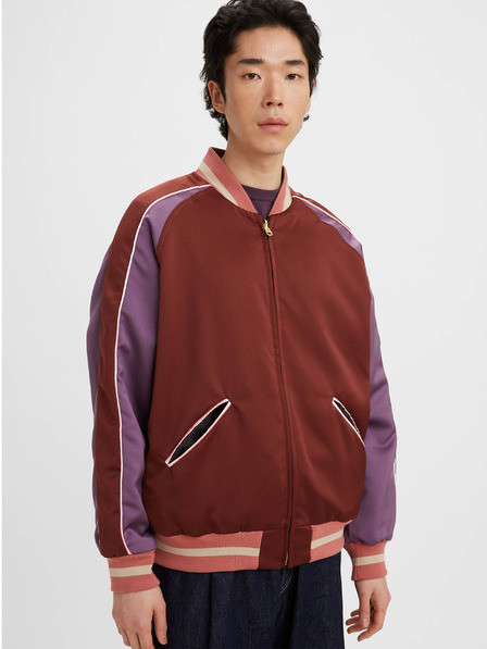 Levi's® Vínová pánska obojstranná bombera Levi's® Souvenir