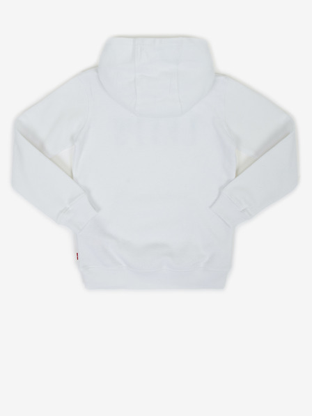 Levi's® Biela dievčenská mikina Levi's® s kapucňou