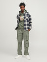 Jack & Jones Zelená pánska mikina s kapucňou Jack & Jones Map