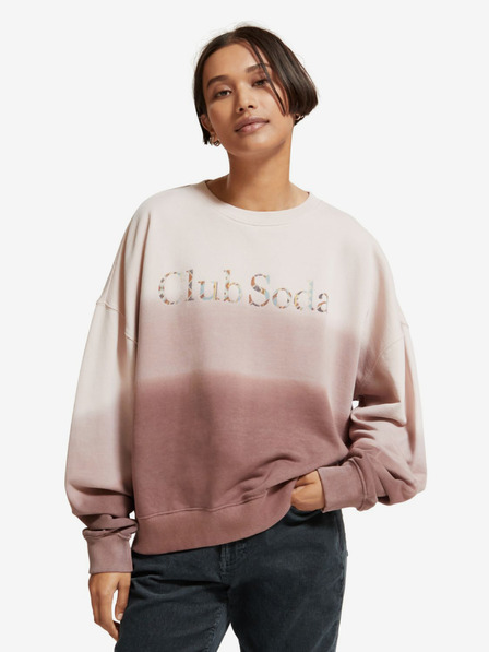 Scotch & Soda Hnedá a béžová dámska mikina Scotch & Soda