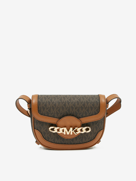 Michael Kors Tmavohnedá kabelka Michael Kors Hally Crossbody