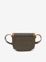 Michael Kors Tmavohnedá kabelka Michael Kors Hally Crossbody