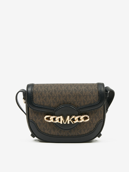 Michael Kors Tmavohnedá kabelka Michael Kors Hally Crossbody