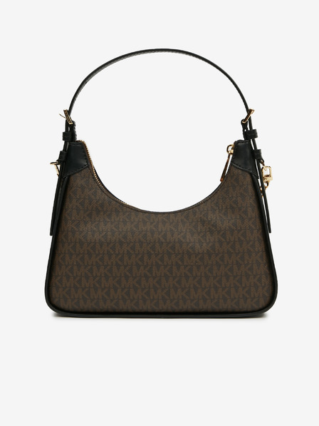 Michael Kors Tmavohnedá dámska vzorovaná kabelka Michael Kors