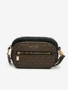 Michael Kors Tmavohnedá dámska kožená crossbody kabelka Michael Kors