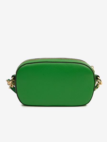 Michael Kors Hnedá a zelená dámska kožená crossbody kabelka Michael Kors