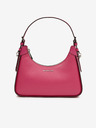 Michael Kors Tmavoružová dámska kožená crossbody kabelka Michael Kors