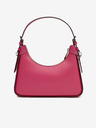 Michael Kors Tmavoružová dámska kožená crossbody kabelka Michael Kors