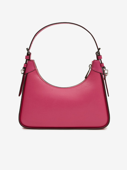 Michael Kors Tmavoružová dámska kožená crossbody kabelka Michael Kors