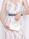 Armani Exchange Biele dámske vzorované maxi šaty Armani Exchange