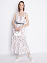 Armani Exchange Biele dámske vzorované maxi šaty Armani Exchange