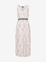 Armani Exchange Biele dámske vzorované maxi šaty Armani Exchange