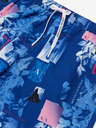 Armani Exchange Modré pánske vzorované plavky Armani Exchange