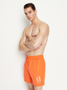 Armani Exchange Oranžové pánske plavky Armani Exchange