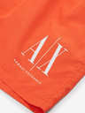 Armani Exchange Oranžové pánske plavky Armani Exchange