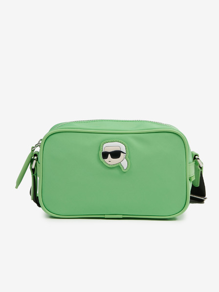 Karl Lagerfeld Svetlozelená dámska crossbody taška KARL LAGERFELD Ikonik 2.0 Camera Bag