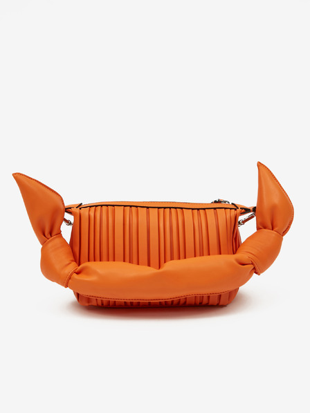 Karl Lagerfeld Oranžová dámska kabelka KARL LAGERFELD Kushion Knotted Handbag