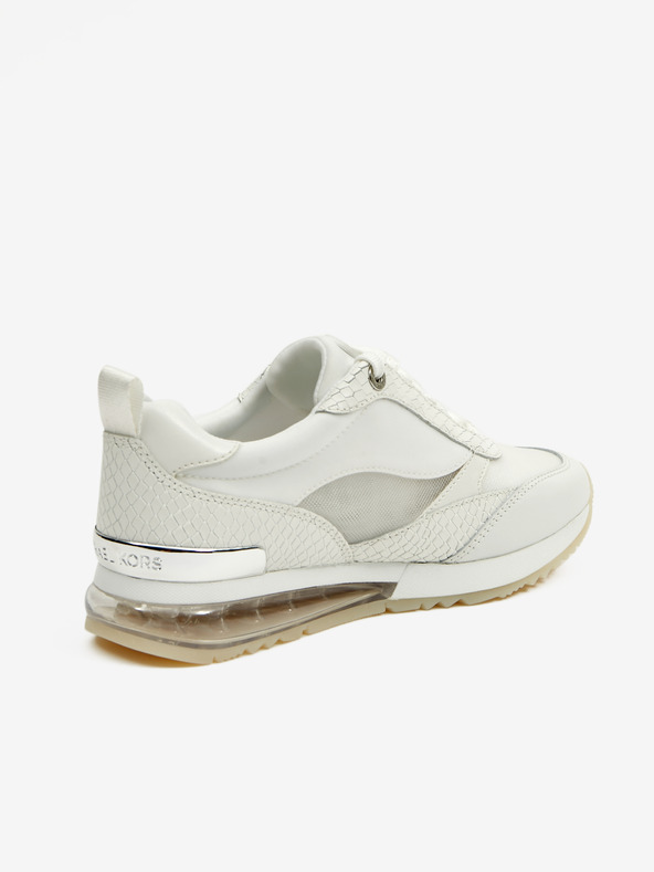 Michael Kors Biele dámske tenisky s koženými detailmi Michael Kors Allie Stride Extreme