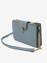 Michael Kors Svetlomodrá dámska kožená crossbody kabelka Michael Kors Ruby