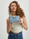 Michael Kors Svetlomodrá dámska kožená crossbody kabelka Michael Kors Ruby
