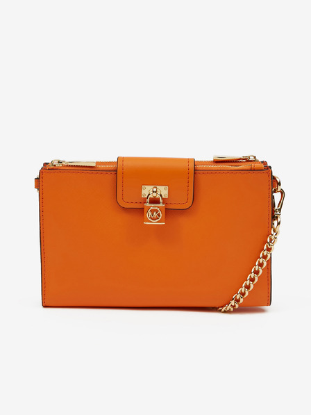 Michael Kors Oranžová dámska kabelka Michael Kors Ruby Leather Crossbody