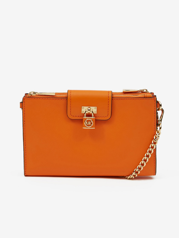 Michael Kors Oranžová dámska kabelka Michael Kors Ruby Leather Crossbody