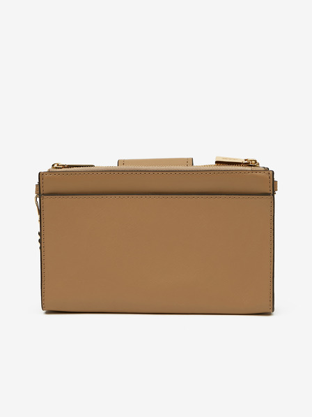 Michael Kors Hnedá dámska kožená crossbody kabelka Michael Kors Ruby