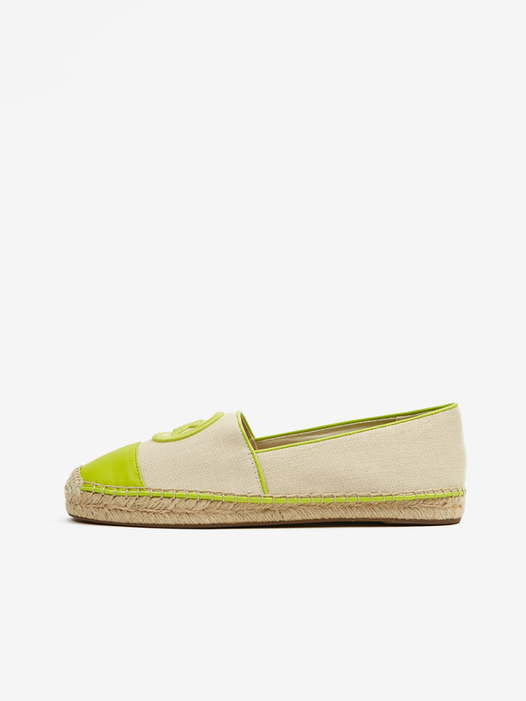 Michael Kors Zelené a krémové dámske espadrilky Michael Kors Kendrick