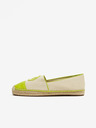 Michael Kors Zelené a krémové dámske espadrilky Michael Kors Kendrick