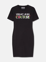 Versace Jeans Couture Čierne dámske plášťové šaty Versace Jeans Couture
