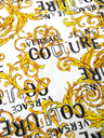 Versace Jeans Couture Žlto-biele dámske vzorované plášťové šaty Versace Jeans Couture
