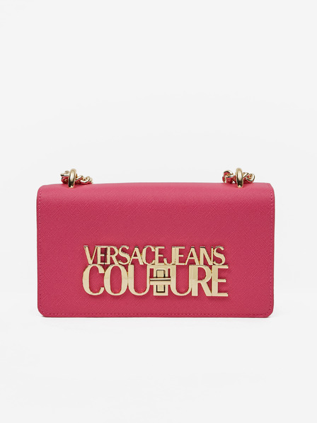 Versace Jeans Couture Tmavoružová dámska kabelka Versace Jeans Couture