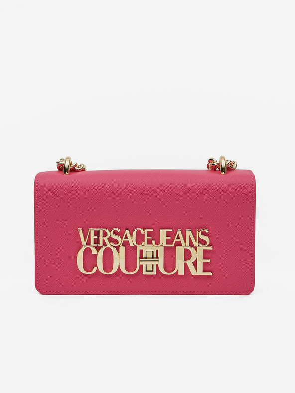 Versace Jeans Couture Tmavoružová dámska kabelka Versace Jeans Couture