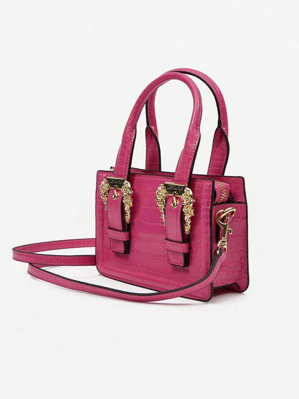 Versace Jeans Couture Tmavoružová dámska kabelka Versace Jeans Couture s vreckom