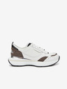 Michael Kors Hnedo-biele dámske tenisky Michael Kors Flynn Trainer