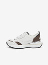 Michael Kors Hnedo-biele dámske tenisky Michael Kors Flynn Trainer