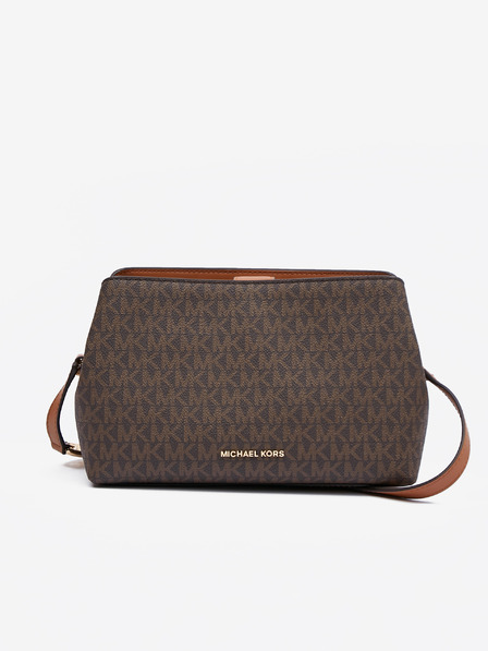 Michael Kors Hnedá dámska vzorovaná crossbody kabelka Michael Kors