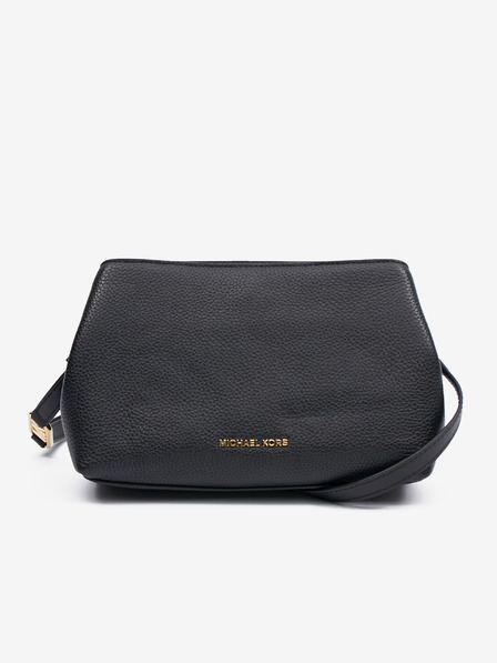 Michael Kors Čierna dámska kožená crossbody kabelka Michael Kors