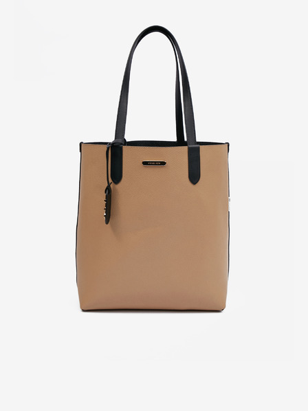 Michael Kors Čierna dámska kožená obojstranná nákupná taška Michael Kors