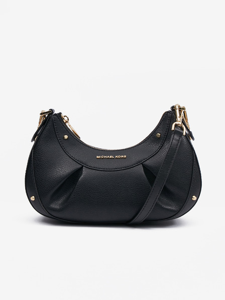 Michael Kors Čierna dámska kožená crossbody kabelka Michael Kors