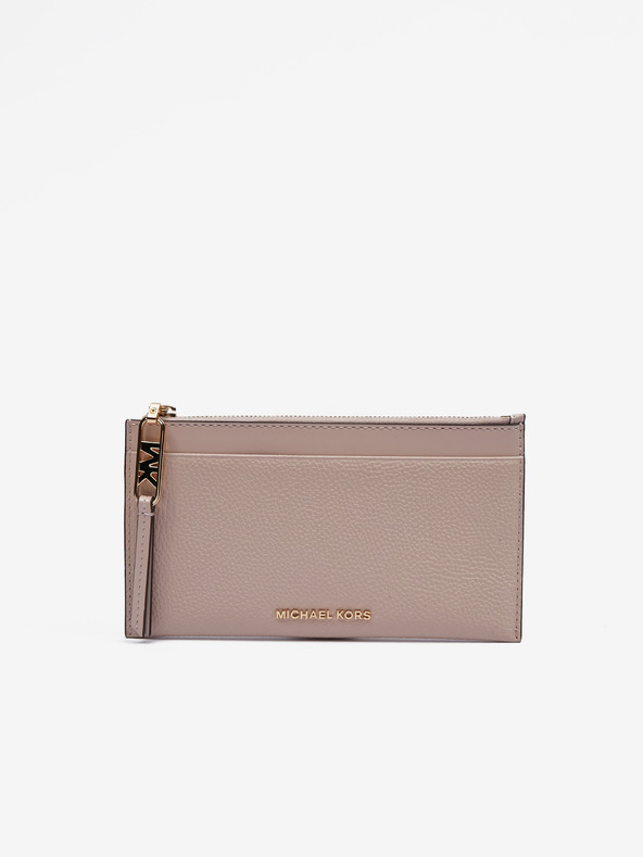 Michael Kors Staroružové dámske kožené puzdro na karty Michael Kors